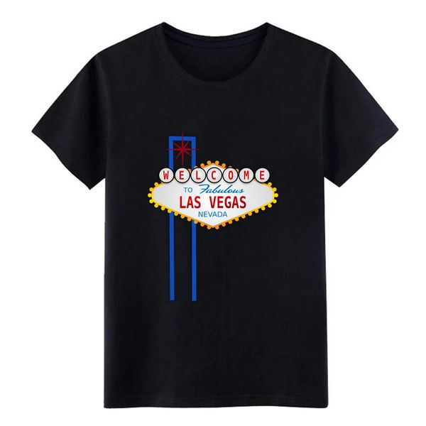 

men's las vegas t shirt knitted tee shirt o-neck solid color gift authentic summer style trend shirt