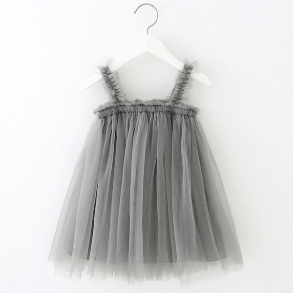 

lace little princess dresses summer solid sleeveless tulle tutu dresses for girls elegant princess dress clothes party pageant 1