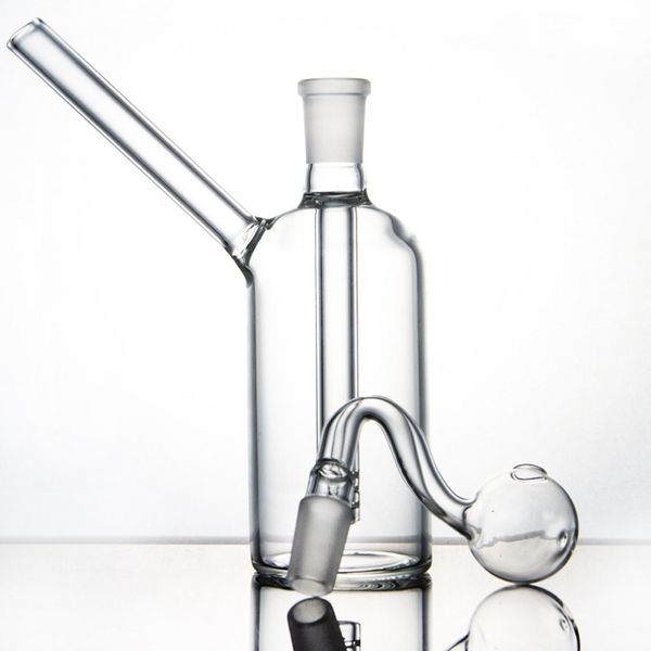 Pequeno Oil Burner Ash coletor de vidro Bubbler Ash Catchers fumadores Água Pipes Oil Rigs Dab Rigs ASH-C01