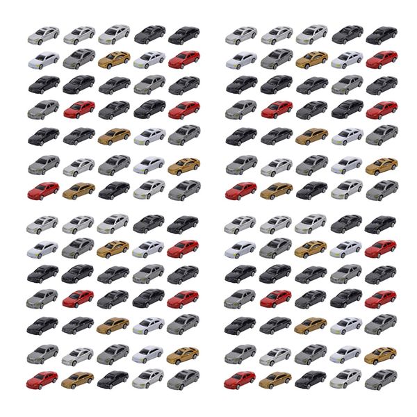 

200pcs ho scale model car 1:87 building train scenery new