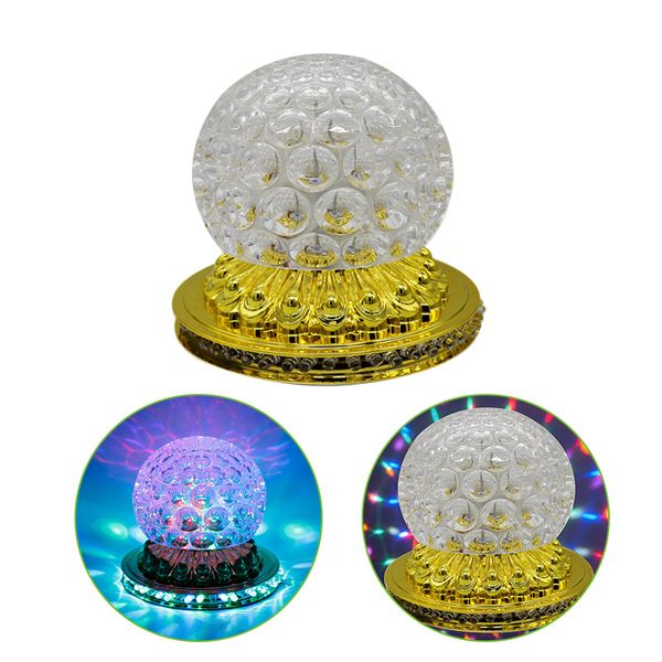 

mini rotating colorful led stage light home christmas ktv party dj disco effect light crystal magic ball strobe stage lighting