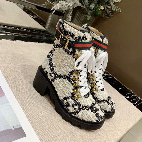 

2020 f4 high lace-up non-slip thick soled women shoes fashion leather sneakers designer women boots high-quality casual luxury shoes, Black