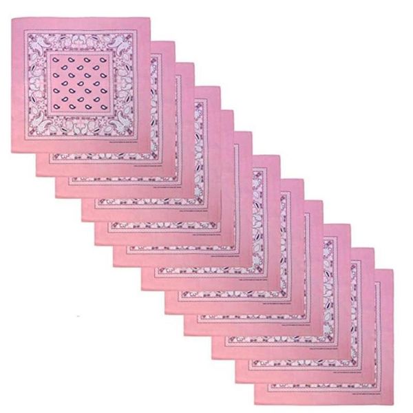 

12pc polyester cotton cashew flower hip-hop bandanas for women pocket square head neck scarf wristband handkerchief n40, Black;gray