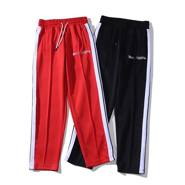 

fashion man pants designer jogger track sweatpants letters print pants men brand thin trousers sportwear woman mens track pants, Black