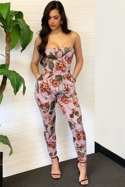 

контраст цвет одежды casual отдых без рукавов rompers лето женщин цветочные printed комбинезоны модельер sexy ladies, Black;white