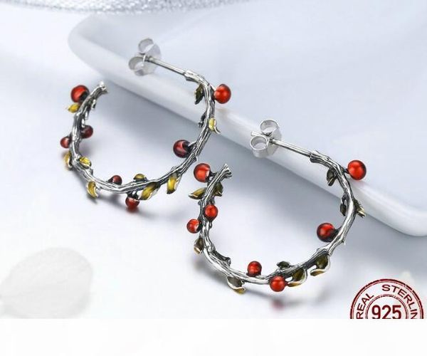 

spe 1-2 розовый романтический laybug серег для женщин 925 миниатюрные серьги стерлингового серебра для девушки gfits original design, Silver