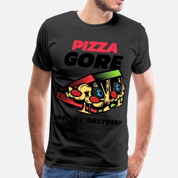 

funny pizza gore special delivery t shirt men printed cotton euro size s-3xl clothes graphic comfortable summer family shirt