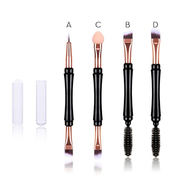 

makeup brushes double-end eye brush pincel maquiagem brochas maquillaje eyelash eyeshadow cosmetic tool