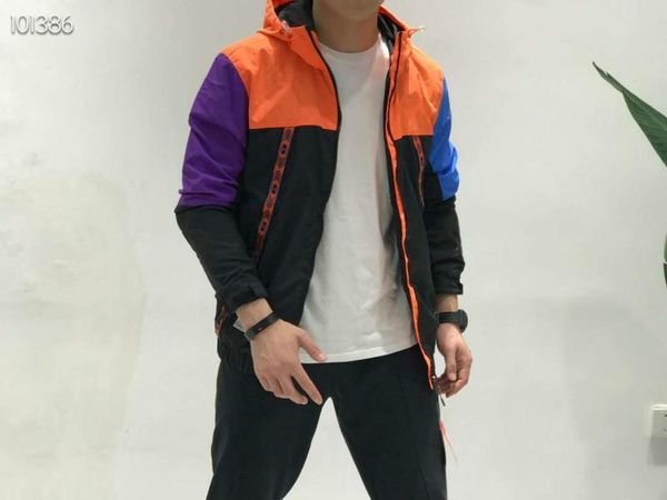 

2020 spring and autumn hooded jacket jacket men's casual street slim windbreaker jacket authentic men's clothing nj4h, Black;brown