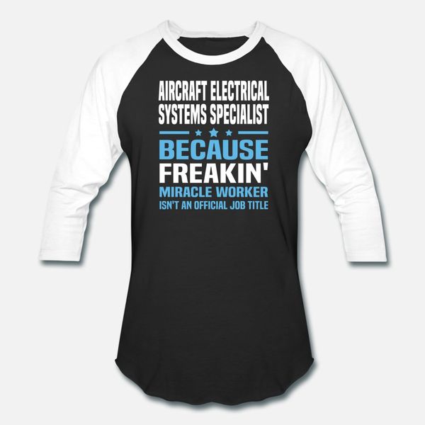 

aircraft electrical systems specialist t shirt men customize cotton euro size s-3xl novelty gift new fashion summer style cool shirt