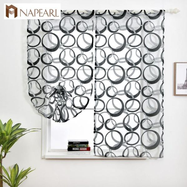 

curtain & drapes short roman jacquard valance home decoration geometric design red yellow brown gray blue ready made curtains