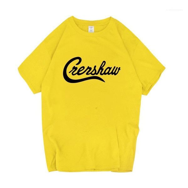

letter printed teenager fashion short sleeve tees nipsey hussle crenshaw mens tshirts summer loose solid color, White;black