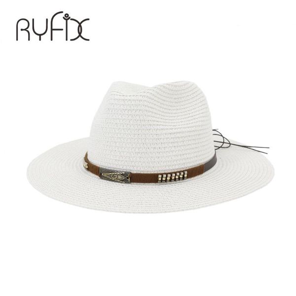

casual leather buckle fashionable sun hat jazz hat man sun ha97, Blue;gray