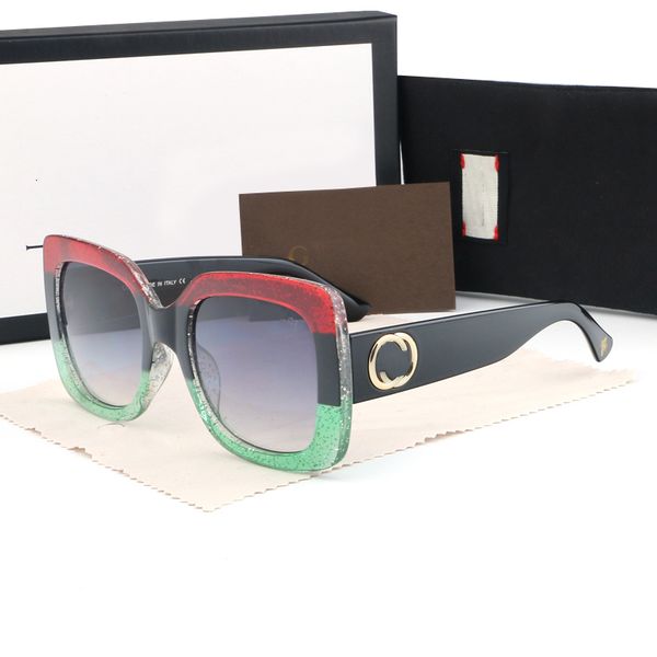 

sunglasses new women women oversized large frame square glasses fashion brand designer gradient sun glass new technology eyewear ch01, Blue