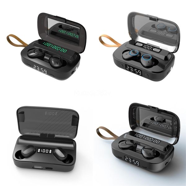 

vitog hbq q82 wireless bluetooth 5.0 headphones tws in ear true wireless earbuds earphones 8d stereo noise cancelling headset#165