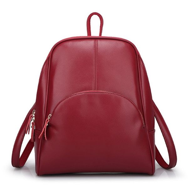 

2020 women leather backpacks for girls sac a dos school backpack female travel shoulder bagpack ladies casual daypacks mochilas