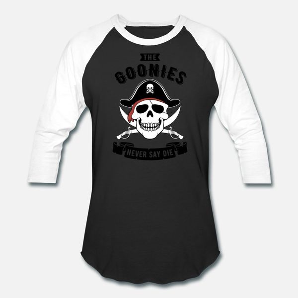 

the goonies never say die t shirt men knitted tee shirt euro size s-3xl male sunlight funny casual spring autumn formal shirt