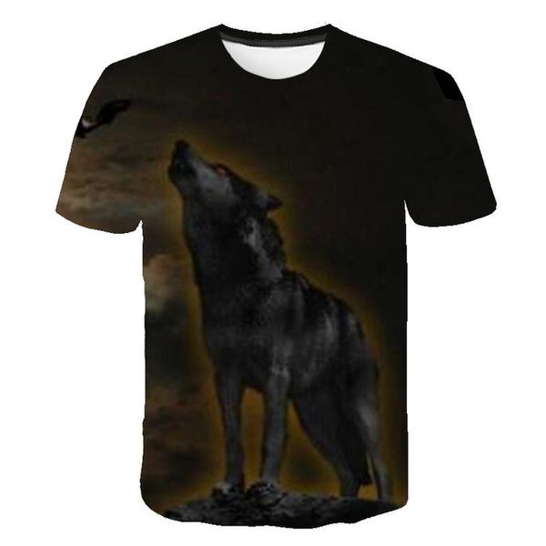 

tiger 3d wolf male 3d print shirts hentai graphic horror men clothing