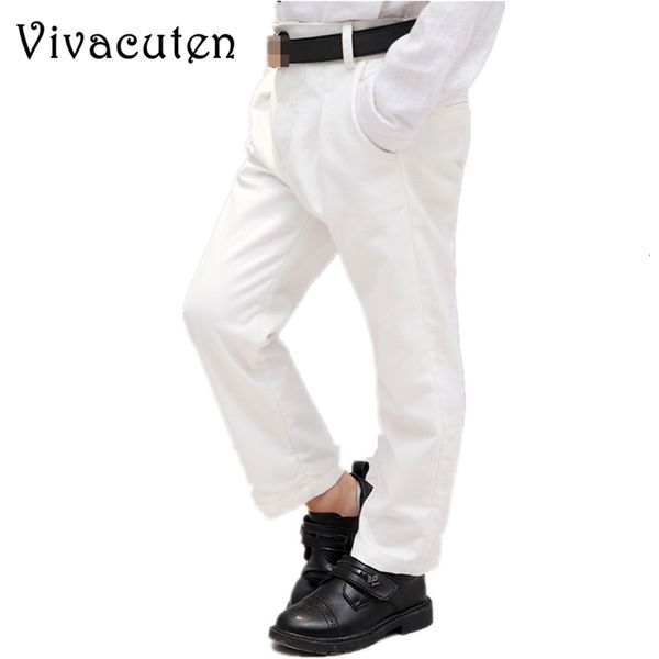 

classic boys pants children kids formal trousers cotton fashion boys full pants for wedding formal classic costume clothes, Blue