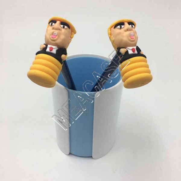 

дональд трамп молотки игрушки карандаш с пвх молоток 2 piece set конструкторы новизна отображения рабочего стола карандаш держатель шумелка