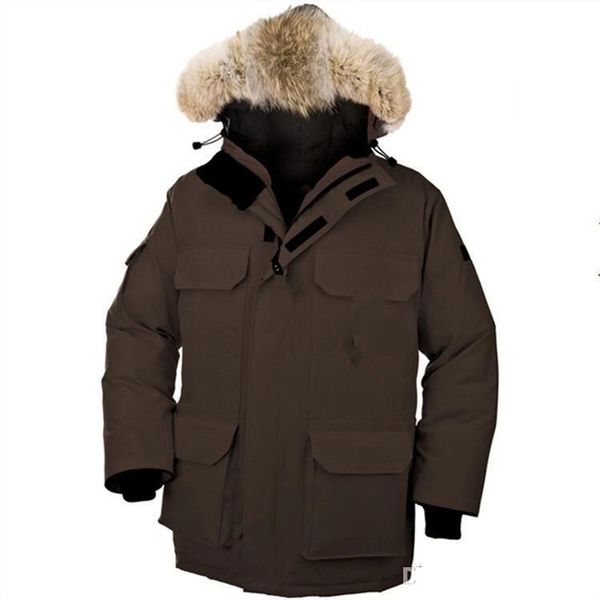 

2020 new designer men down jacket down coats mens outdoor warm feather goose winter jacket outwear mens jackets parkas size xs-2xl, Black