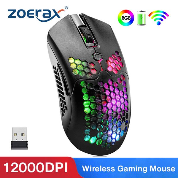

wireless gaming mouse,rechargeable 800ma battery, pixart 3325 12000 dpi, rgb backlit wireless mice with programmable drive