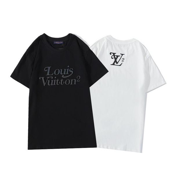 

2020 mens stylist t shirt men women t shirt black white fashion trend couple t shirt tees casual short sleeve size -xxl, White;black