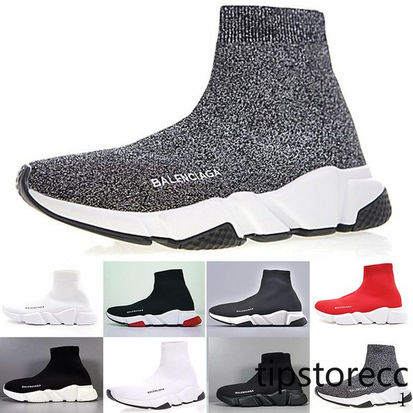 

designer sneakers speed trainer black red gypsophila triple black fashion flat sock boots casual shoes speed trainer runner with box huy9z