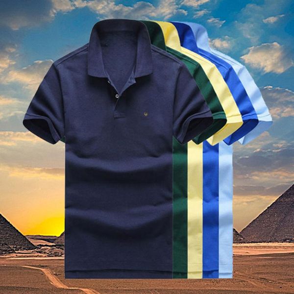 

summer men shirts fashion 100% cotton short sleeve hombre small brand embroidery breathable men shirt tees, White;black