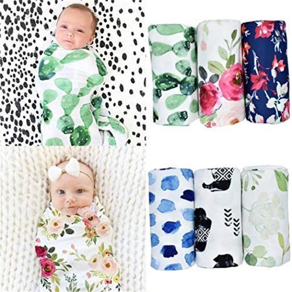 

floral printed wrap newborn infant baby boy sack swaddle sleeping bag receiving blankets swaddle accesorios fotografia