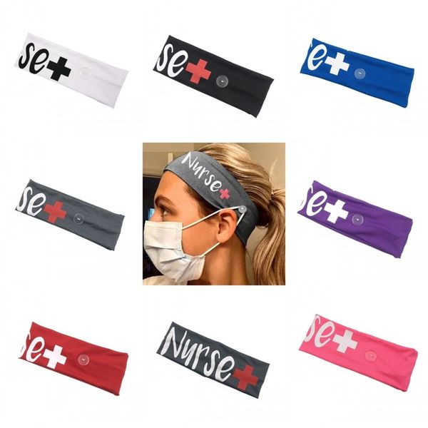 

медсестра волосы tie бандо с маской пряжки способом оголовья scrunchies упругих hairbands волоски аксессуары headwears fit принадлежность 4