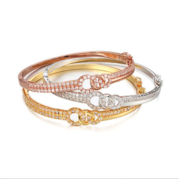 

bangle jin&ju women jewelry classic vintage style bracelet fashionable party gifts perfect antique cubic zircon, Black