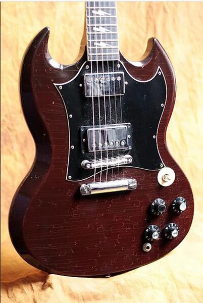 

quality electric guitar custom aged/relic double cut way guitars