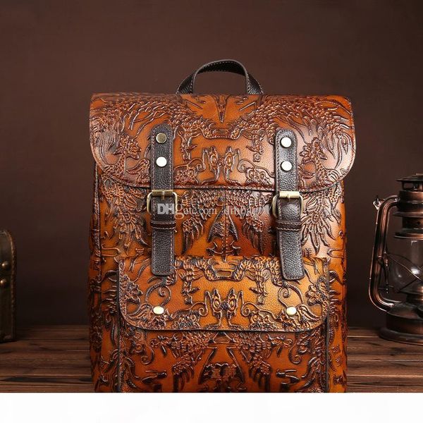 

pink sugao genuine leather backpacks retro shoulder bag school bags for women new styles shopping purse book bag backpack wholesale