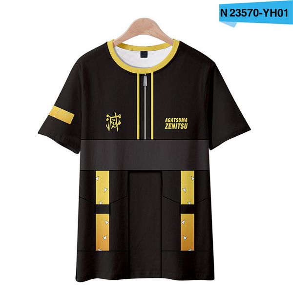 

anime demon slayer kimetsu no yaiba tanjiro kamado pullover boys 3d print shirts plus size kawaii oversized men clothing