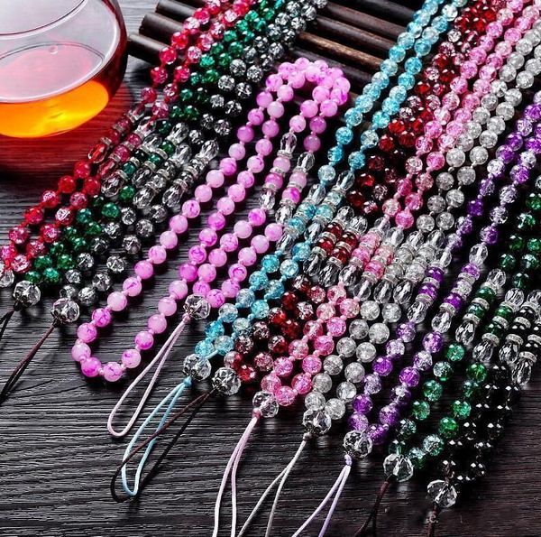 

hanging mobile phone chain chain mobile key pendant hanging female phone mobile anti-lost lanyard neck phone crystal shell models hwjh qefo