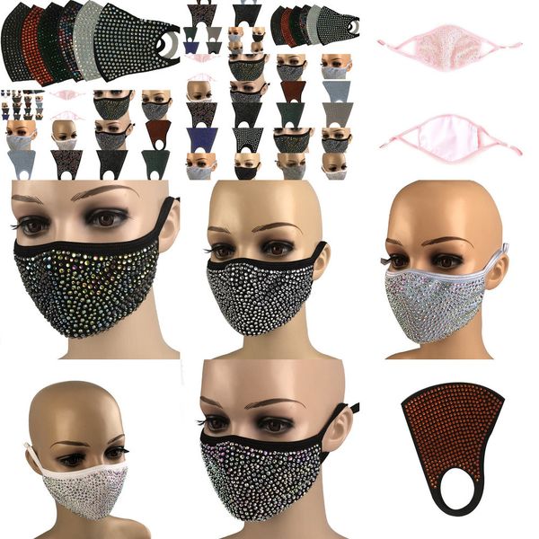 

защитные алмазный bling bling пыле мода маска рм2,5 mouth маски моющийся многоразовый ryms vxxq1
