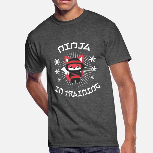 

fox ninja in training t shirt men customize cotton o neck clothes graphic new style summer style vintage shirt