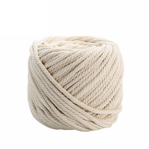 

5mm soft knitting twisted macrame artisan durable diy craft cotton rope