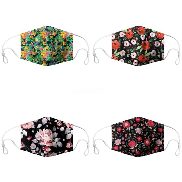 

новая мода printed маска dustcan быть вымыты маски # 161, Black