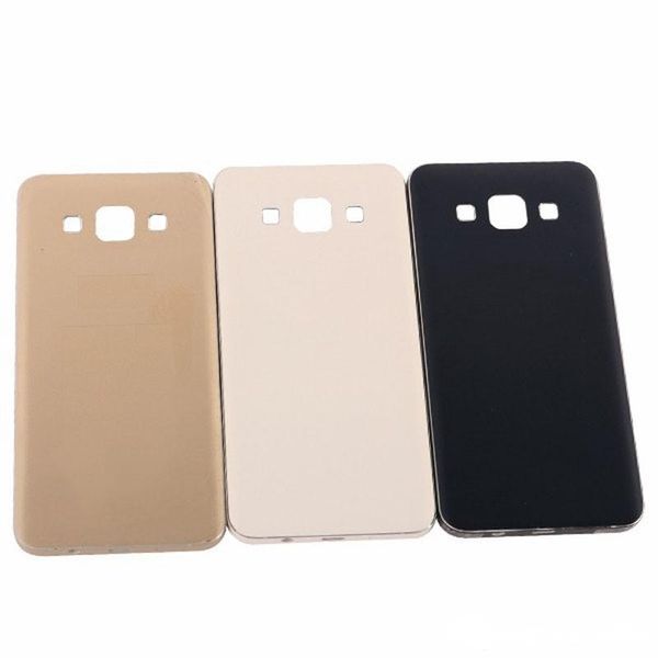 

100pcs oem battery back housing cover glass cover for samsung galaxy a3 black white gold dhl