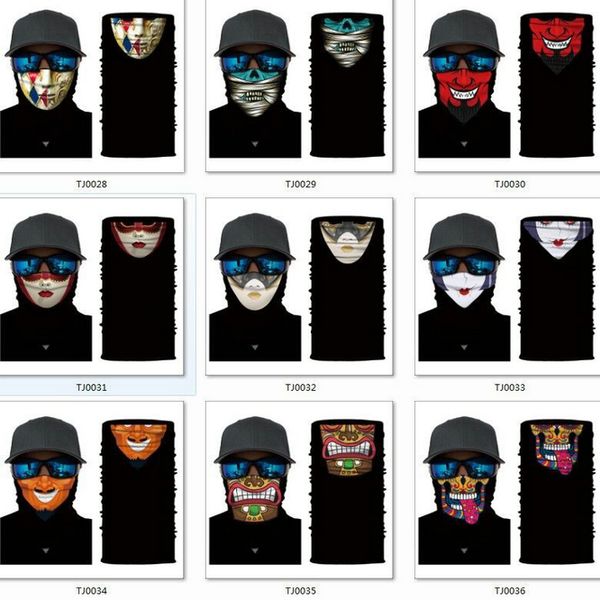 

party multi mask outdoor face skull bike halloween decorations seamless scarves for bandana motorcycle cosplay ski sports function tkzui