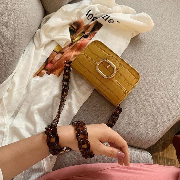 

muqgew crossbody пакет сумки женщина мода акриловые цепи мешок high-end универсальный плечевой crossbody сумка mini сумка женский