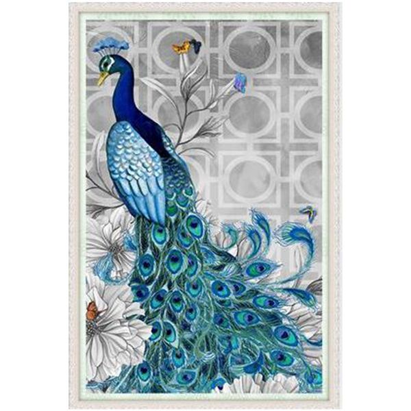 

5d diamond embroidery paintings, peacock cross stitch, rhinestone pasted