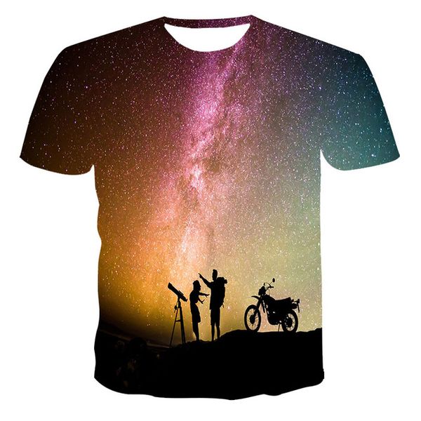 

new creativity skull print the 3d print shirts hippie comics horror men clothing