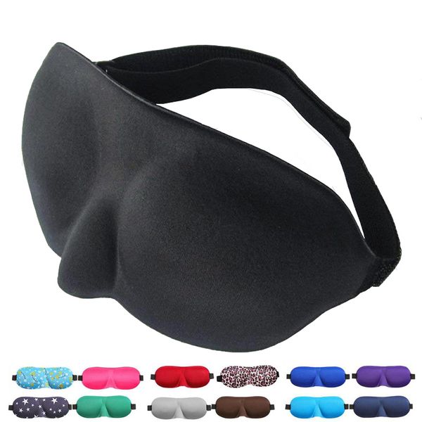 

3d sleep mask natural спящей eye mask eyeshade cover shade eye patch женщина мужчины soft portable blindfold travel повязка 1pcs26