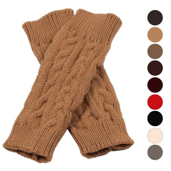 

five fingers gloves women' fashion winter knitted fringe warm y7628, Blue;gray