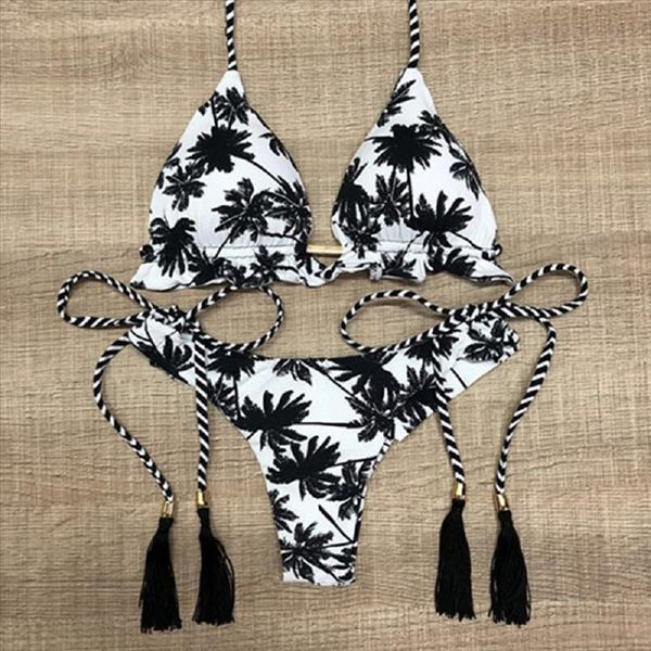 

bikinis 2020 swimwear women push up swimsuit bathing suit maillot de bain femme brazilian thong set biquinis, White;black