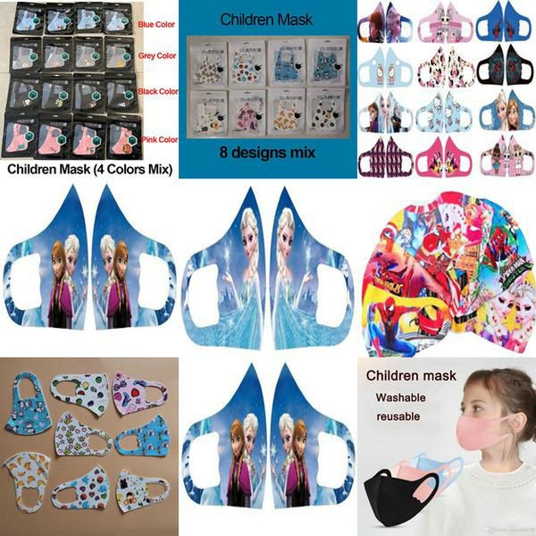 

reusable dhl cover cartoon character cloth washable mask stretch face mouth face face protection nose kids mask mask lxody bbgargden