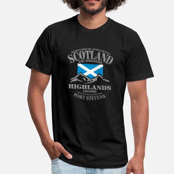 

highlands scotland flag t shirt men character 100% cotton s-xxxl letters anti-wrinkle new style spring autumn slim shirt